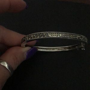 Vintage Judith Jack Sterling Silver Marcasite Bracelet
